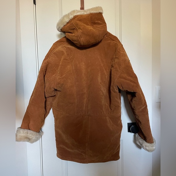 Vintage suede and fur heavy duty jacket - Picture 2 of 4